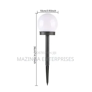 4pc Solar Globe Garden Lights for Yard, Patio, Walkway