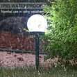 4pc Solar Globe Garden Lights for Yard, Patio, Walkway - 4