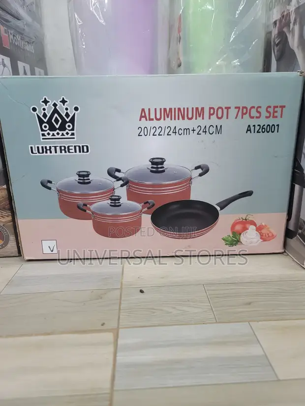 7-Piece Aluminum Non-Stick Cookware Set - 1