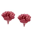 100Pcs Shiny Burgundy 12 Inch Balloons - 2