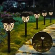 4-Piece Outdoor Solar Garden Lights - 1