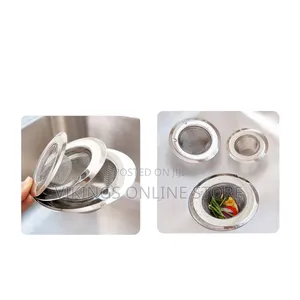 3Pc Stainless Steel Mesh Sink Strainer Set