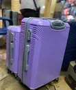 Goodpatner Purple Striped Locker Suitcase (2-Piece) - 1
