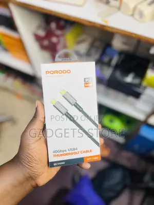 Porodo 40Gbps USB4 Thunderbolt Cable (1.8m)