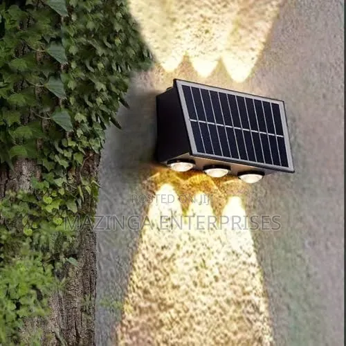 2pcs Outdoor Solar Up-and-Down Wall Light - 1