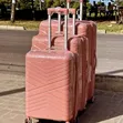 Goodpatner ABS Rubber Suitcase - Pink - 1