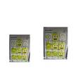 Pack of Self-Adhesive Wall Hooks - Yellow Smiley & White Flower - 2