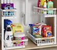 Two-Tier Sliding Under-Sink Organizer - 2