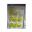 Set of 9 Self-Adhesive Smiley Face Wall Hooks - 1