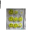 Set of 9 Self-Adhesive Smiley Face Wall Hooks - 2