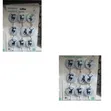 9 Decorative Deer-Patterned Adhesive Wall Hooks - 2