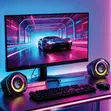 Green Lion Clario Gaming Speakers with Bluetooth 5.3, 6W - 2