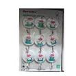 Packs of Adhesive Wall Hooks with Decorative Flamingo Designs - 1