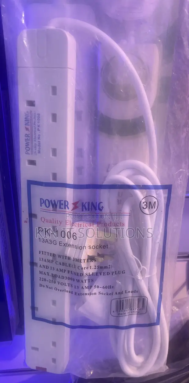 Power King Original 6-Way Extension Socket - 1