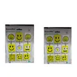 Pack of Self-Adhesive Wall Hooks - Cheerful Emoji & Smiley Design - 2