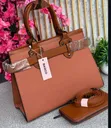 BAGCO Large Structured Tote and Wallet Set - 5