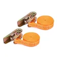 2-Piece Orange 5m x 25mm Load Tensioners (150Kg) - 1