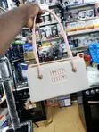 Miu Miu-Style Textured Rectangular Shoulder Bag - 1