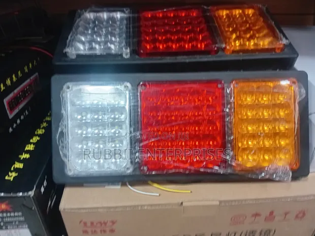 Rectangular Triple-Module LED Tail Light Assembly - 1