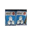 Three White Plastic Self-Adhesive Wall Hooks - 2