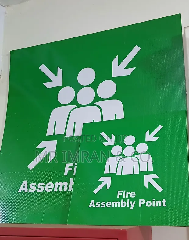 Large Fire Assembly Point Sign - 1