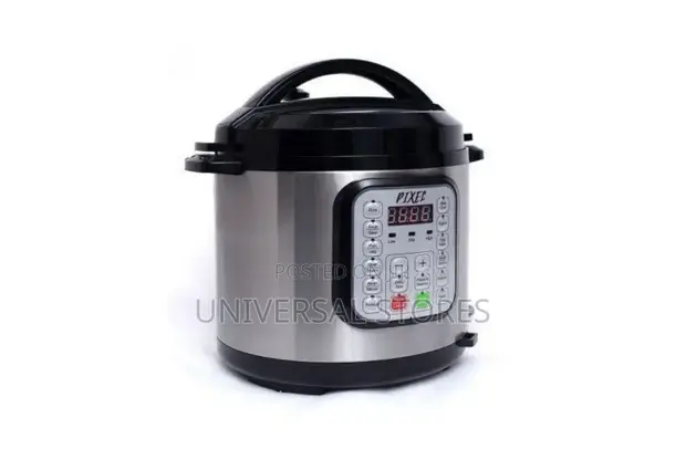 Pixel 7L Electric Pressure Cooker PLX 2011A with Steamer - Silver - 1