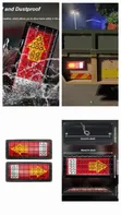 Rectangular LED Trailer Tail Lights with Arrow Indicator (1 PC) - 2