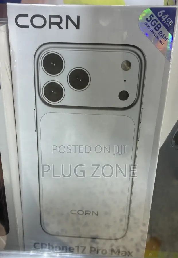 New CORN CPhone17 Pro Max 64GB Black - 1