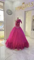 Pink Bride Changing Dresses for Hire - 2