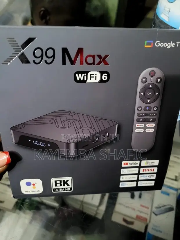 X99 Max Google Smart TV Box - Ultra HD WiFi 6 Android 14 - 1