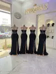 Mermaid Black Bridesmaids Dresses for Hire - 1