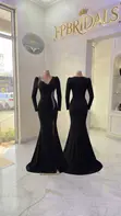 Mermaid Party Dresses for Hire - Black - 3