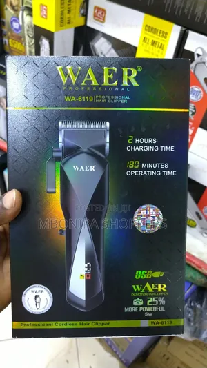 WAER Professional Electric Hair Clipper with LED Display