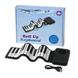 37-Key Portable Silicone Roll-Up Electronic Piano Keyboard - 1