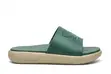 I Cap Across Fish Slides - Green & Beige - 2