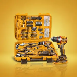 INGCO 165-Piece Tool Set with 20V Cordless Impact Drill