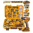 INGCO 165-Piece Tool Set with 20V Cordless Impact Drill - 2