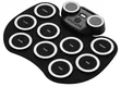 Portable Roll Up Electronic Drum Pad with Speakers & Foot Pedals - 3
