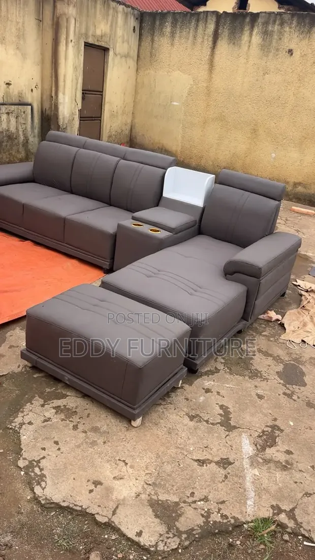 Brand New Leather Corner Sofa - 1