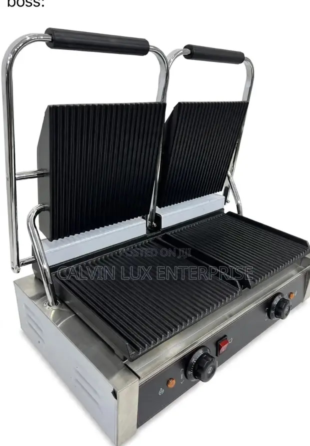 Commercial Double Electric Grill/Panini Press - 1