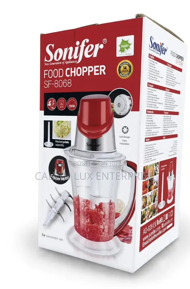 Sonifer Food Chopper and Meat Mincer - 1