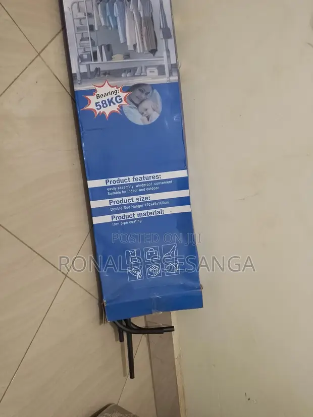 Double Pole Clothes Rack - Brand New - 1