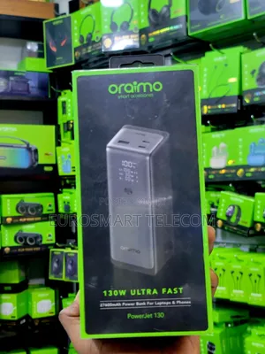 Oraimo PowerJet 130W Ultra Fast Powerbank 27000mAh