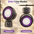 Portable Desktop Fan with Light - 4
