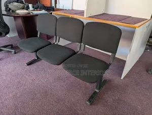 3 Seater Waiting Chair, Fabric