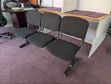 3 Seater Waiting Chair, Fabric - 1