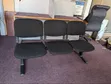 3 Seater Waiting Chair, Fabric - 2