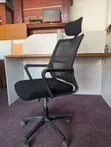 Simple Mesh Back Office Chair with Adjustable Height - 1