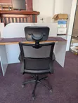 Simple Mesh Back Office Chair with Adjustable Height - 3