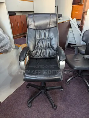 Executive Long Back Office Chair (Used)
